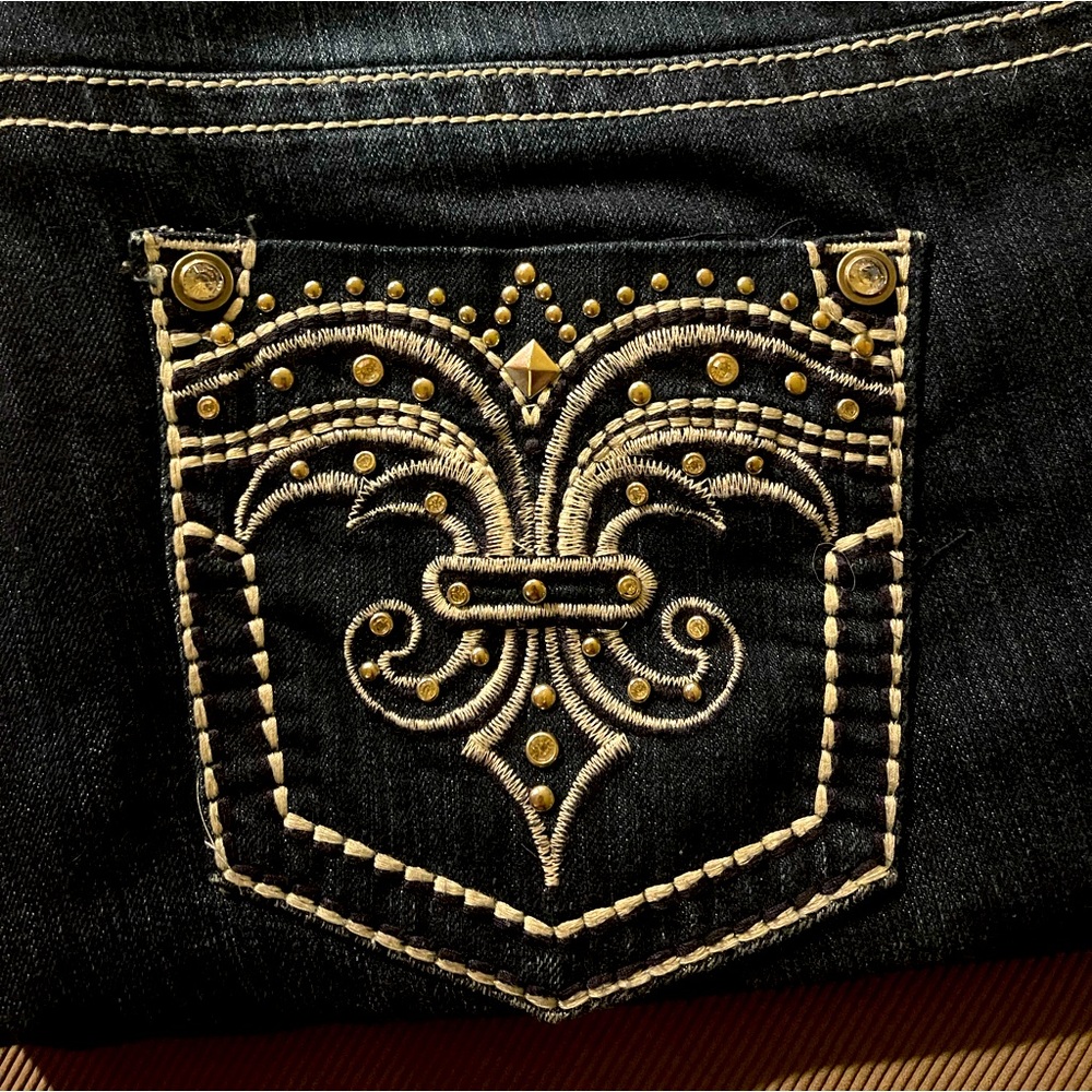 Dark denim